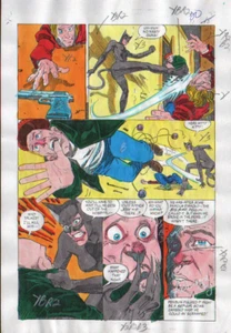 BATMAN ARKHAM SHADOW OF THE BAT PRODUCTION ART SIGNED ADRIENNE ROY COA PG 20 - Picture 1 of 4