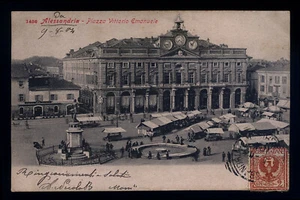 Postkarte ALESSANDRIA Piazza Vittorio Emanuele - Bild 1 von 2