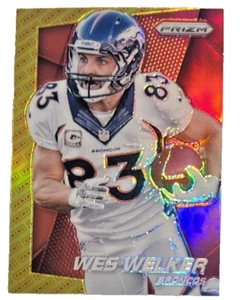 2014 Panini Prizm Prizms Panini Logo Wes Welker Yallow Red - Denver Broncos #45 - Bild 1 von 2