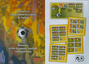 Rumänien 2016 Fußball EM Frankreich,Soccer,Football,Calcio Mi.7081-84 - Bild 1 von 9