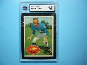 1960 TOPPS NFL FOOTBALL CARD #46 YALE LARY KSA 6.5 EX/NM+ SHARP!! GL