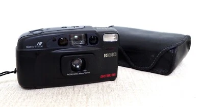 Vintage RICOH Shotmaster Ultra Duel 35mm film point and shoot camera & case - Image 1 of 4