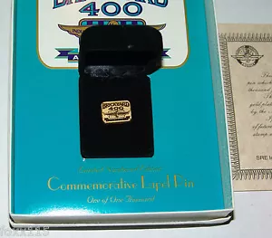 Indianapolis Motor Speedway LE/1000 24k Gold P 1995 Ziegelhof 400 Revers Mütze Pin - Bild 1 von 7