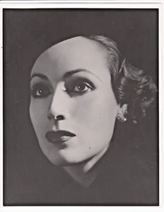 Actriz mexicana Dolores del Río ~ Fotografía vintage 8x10" - Imagen 1 de 1