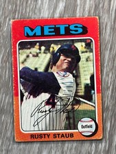 1975 Topps #90 Rusty Staub New York Mets