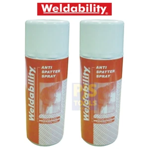 2 x Weldability 400ml anti spatter splatter welding spray - Picture 1 of 1