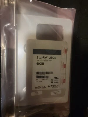 StorFly 25CE 2.5" SATA 6Gbps SSD 60GB Virtium 1550-VSFB25CI060G  - Image 1 of 2