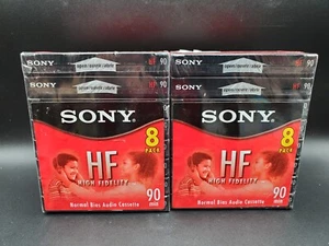 Sony HF High Fidelity 90 - Nastri per cassette vuoti - Confezione da 16 NUOVI SIGILLATI - Foto 1 di 2