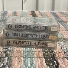Vintage Cassettes Lot (3) CREAM DEREK THE DOMINOS Chicago Blood Sweat Tears