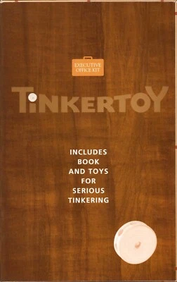 TINKERTOY Executive Office Desk Set with Book NEW HASBRO 2002 - Image 1 of 4