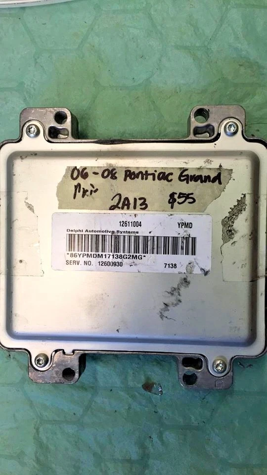 12611004 ecm ecu computer 2006-2008 Pontiac Grand Prix - Image 1 of 1