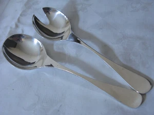Robbe & Berking modelo SCANDIA plantilla cubiertos ensalada plata años 90 EXCELENTE - Imagen 1 de 2