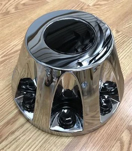 2011-2020 Silverado 3500 1-ton Dually REAR Wheel Hub Center Cap CHROME - Picture 1 of 1