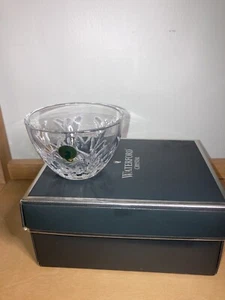 Waterford Crystal 4" diameter Bowl Decor New open Box Wear On Box Tulip Design - Picture 1 of 7