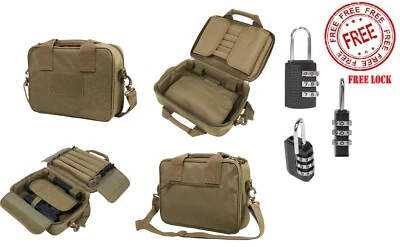 NcStar VISM Padded Double Pistol Range Bag w/Double Stack Magazine Pouches - Image 1 of 4