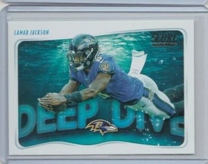 LAMAR JACKSON 2020 SCORE-DEEP DIVE INSERT-LET'S HAGGLE-SEND ME AN OFFER TODAY!!! - Picture 1 of 12