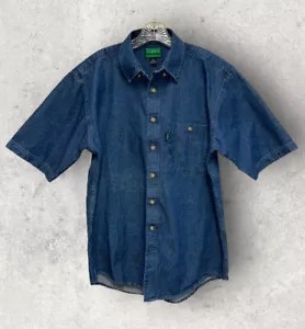 Vintage Cold’s Concept Denim Button Down Shirt - Men’s Size Medium - Picture 1 of 4