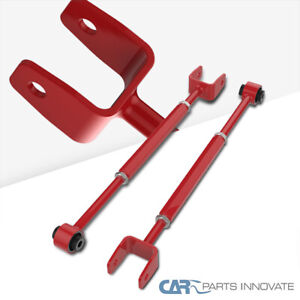 Fits BMW E36 E46 3-Series Adjustable Rear Lower Camber Control Arms Kit Red