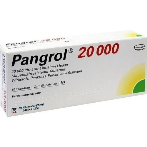 BERLIN-CHEMIE AG PANGROL 20000 50St Filmtabletten PZN:4783192