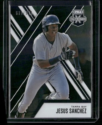 2017 Panini Elite Extra Edition #122 Jesus Sanchez #/999 - Image 1 of 2