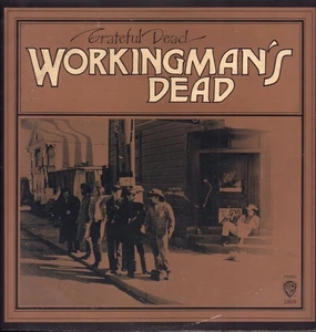 Grateful Dead Workingman's Dead LP vinyl UK Warner Bros 1970 orange label design - Picture 1 of 3