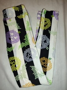 LuLaRoe Leggings Kids L/XL NWOT Halloween Stripes Skulls Shapes NEW OS - Picture 1 of 3