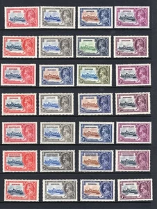 1935 Silver Jubilee, 21 different sets, Mint OG LH - Picture 1 of 3
