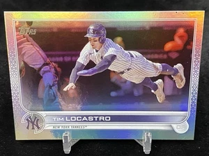 TIM LOCASTRO 2022 TOPPS UPDATE #US156 ROOKIE RAINBOW FOIL / NY YANKEES - Foto 1 di 2