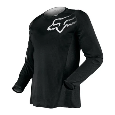 Motocross Shirt Fox MX Jersey Blackout Offroad Enduro schwarz Offroad-Trikot - Bild 1 von 3