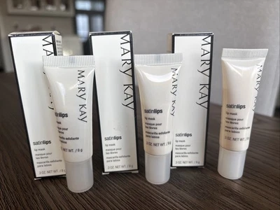Mary Kay Satin Lips Lip Mask  .3 oz. 031567 New in Box Discontinued Set Of 3 - Image 1 of 4