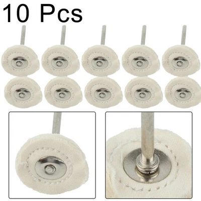 Hochwertige Polierscheibe Polierscheibe Metall T-Form weiß mit Griff - Bild 1 von 4