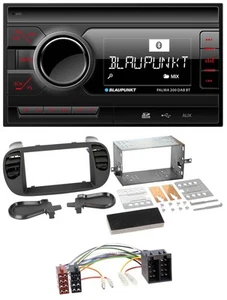 Blaupunkt MP3 Bluetooth DAB 2DIN SD USB Autoradio für Fiat 500 bis 2012 schwarz - Bild 1 von 9