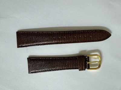 NOS Seiko Reloj Marrón Correa Cuero 20mm Foto 1 de 2