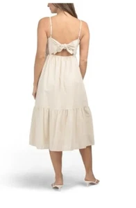 Japna Kleid Größe Small Leinenmischung hinten offen Babypuppe - Bild 1 von 6