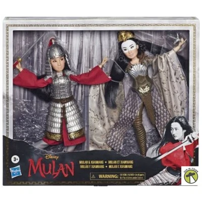 Muñecas Disney Mulan y Xianniang con casco, armadura y espada, Hasbro Foto 1 de 4