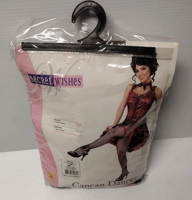 Disfraz de Bailarina Cancan Secret Wishes 4 Divertidos Adultos/Día de San Valentín Talla Mediana Foto 1 de 4