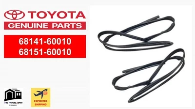 Toyota OEM Land Cruiser Lexus LX450 91-97 puerta delantera derecha cristal juego de funcionamiento de JP Foto 1 de 4