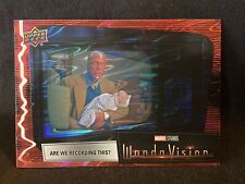Upper Deck Marvel Wanda Vision Scarlet Red Foil 34 Are We Recording This?