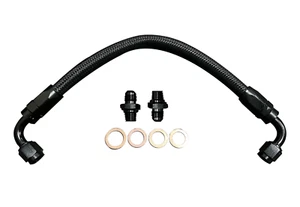 Power Steering Delete Line Braided Loop Hose 02-04 Acura Honda RSX Type S DC5 - Picture 1 of 6