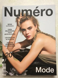 magazine NUMERO Paris 201 mars 2019 Cara Delevingne mode Lou Doillon presse - Picture 1 of 4