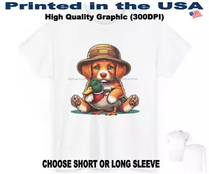 Camiseta DigiPups Nueva Escocia Pato Tolling Retriever Quack Friend Dibujos Animados Gráfico - Imagen 1 de 6