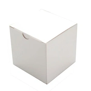 100 pcs White FAVOR BOXES 3"x3" Wedding Party Home Decorations GIFT Supply SALE - Picture 1 of 8