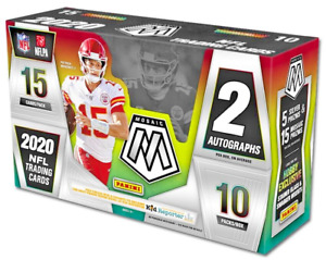 2020 Panini Mosaic Football Hobby Box (10 AUTO/MEMORABILIA HITS) + 1 SLAB REPACK