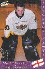 1998-99 UK British Elite Kingston Hawks #18 Matt Staunton