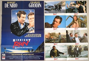 Original German Movie Poster + 8x Lobby Cards MIDNIGHT RUN Robert De Niro - Picture 1 of 3