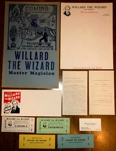 Original Willard The Wizard Ephemera Bundle - Picture 1 of 1
