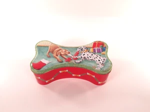 The Tin Box Company of America Dog Bone Shaped Tin 9" Long EMPTY - Picture 1 of 11