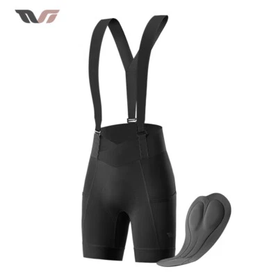 ROCKBROS TVI Cycling Shorts Women Breathable Bib Shorts w/ Elastic Interface Pad - Image 1 of 4