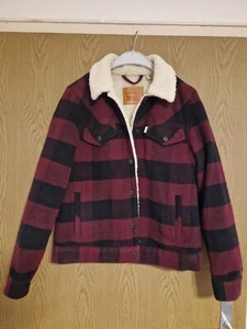 Levi's Premium Sherpa Jacke Top Zustand Levis Jacke Gr.S - Bild 1 von 7
