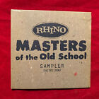 MASTERS OF THE OLD SCHOOL SAMPLER CD 1. QUARTAL 1996 AUF RHINO 17 SCHNITT VERSIEGELT